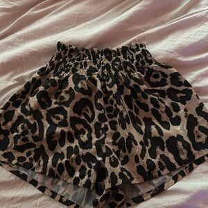 cheeta print shorts